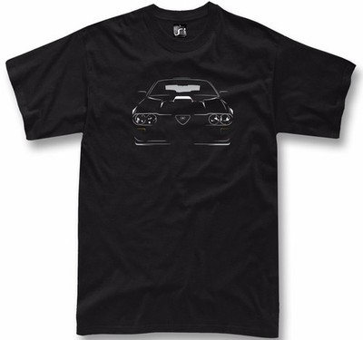T-Shirt für klassische Alfa Romeo gtv Fans gtv6 alfetta v6 Tshirt