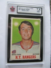 1970/71 OPC #67 Brad Park Rookie. KSA 7.5