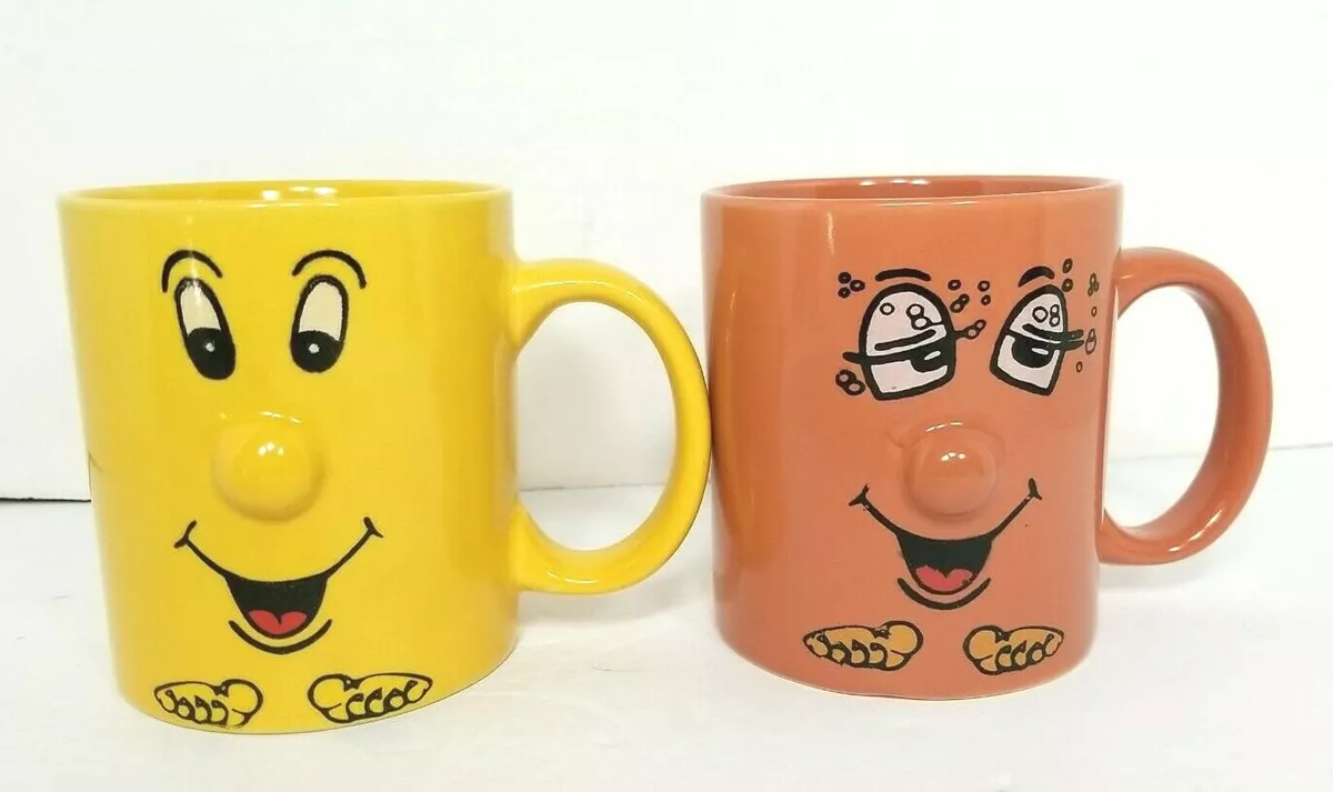 Man Face Coffee Mug, Ceramic Coffee Cups, Novelty Water Cups, For