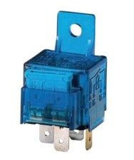 003530041 12V/25 Amp SPST Mini ISO Relay with 25 Amp Fuse and BracketBlue