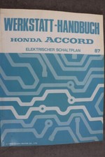 HONDA ACCORD  Werkstatthandbuch "1987" Elektrischer Schaltplan Reparaturhandbuch