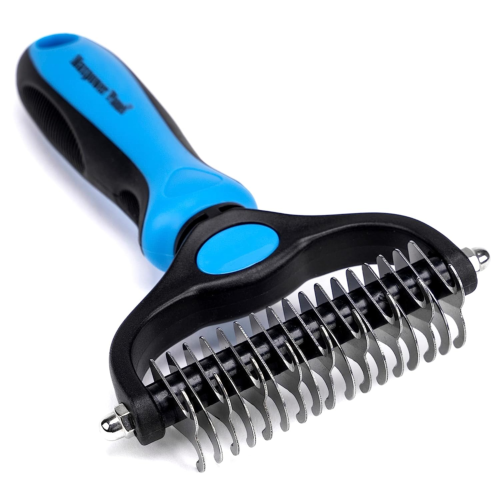 Maxpower Planet Pet Grooming Brush - Double Sided Shedding and Dematting Underco - Afbeelding 1 van 12