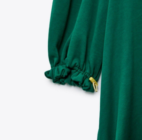 Zara Sz M Green, Blue, Yellow Color Block Hooded Full Length Jacket Trench Coat - Picture 6 of 16