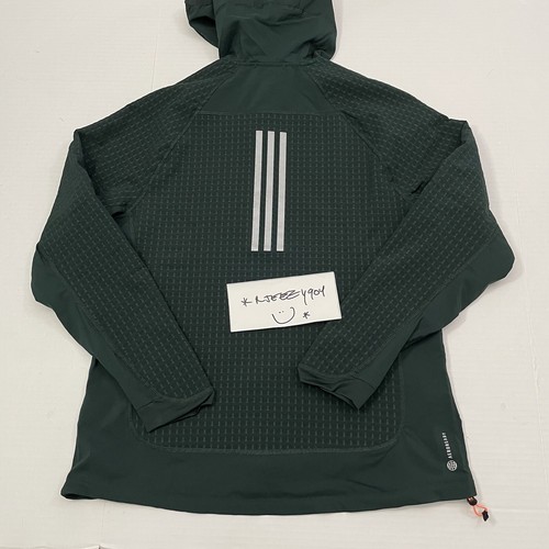 110 $ Damengröße S Adidas X City Laufen Carrera gewebte Jacke HK6478 grün 2 - Bild 10 von 14