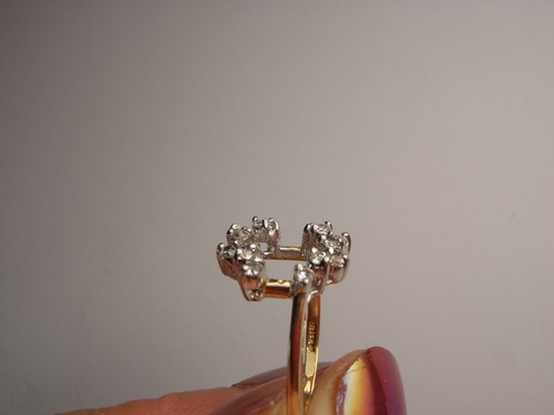 14K Solid Yel Gold .40Ct DIAMOND Wedding Band Engagement Enhancer Wrap Ring 3.1G - Picture 14 of 24