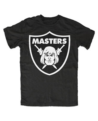 HE- MAN  Raid T-Shirt Schwarz MOTU,Kult,Universe,Masters,He-Man