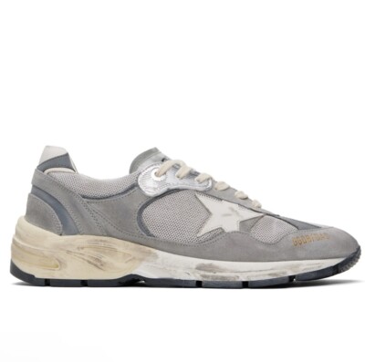 【Golden Goose】Running Dad Silver Tab Sneakers - White s-l400.jpg