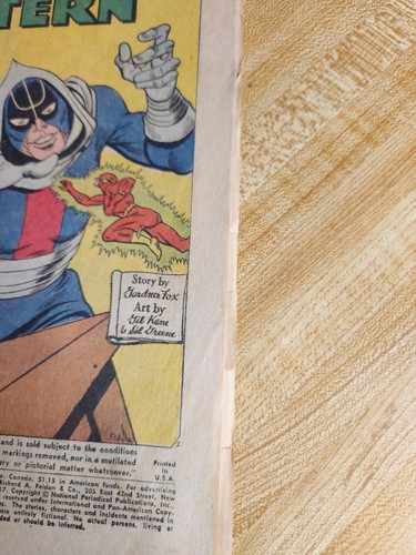 Coverless Green Lantern #43 (DC Comics March 1966) Silver Age - Picture 3 of 7