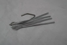 lot 30 four prong 3" drapery curtain pocket pleat mid or low hooks