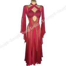 jz Handmade Dance Dress/Ballroom dance dress smooth Waltz Tango Foxtrot