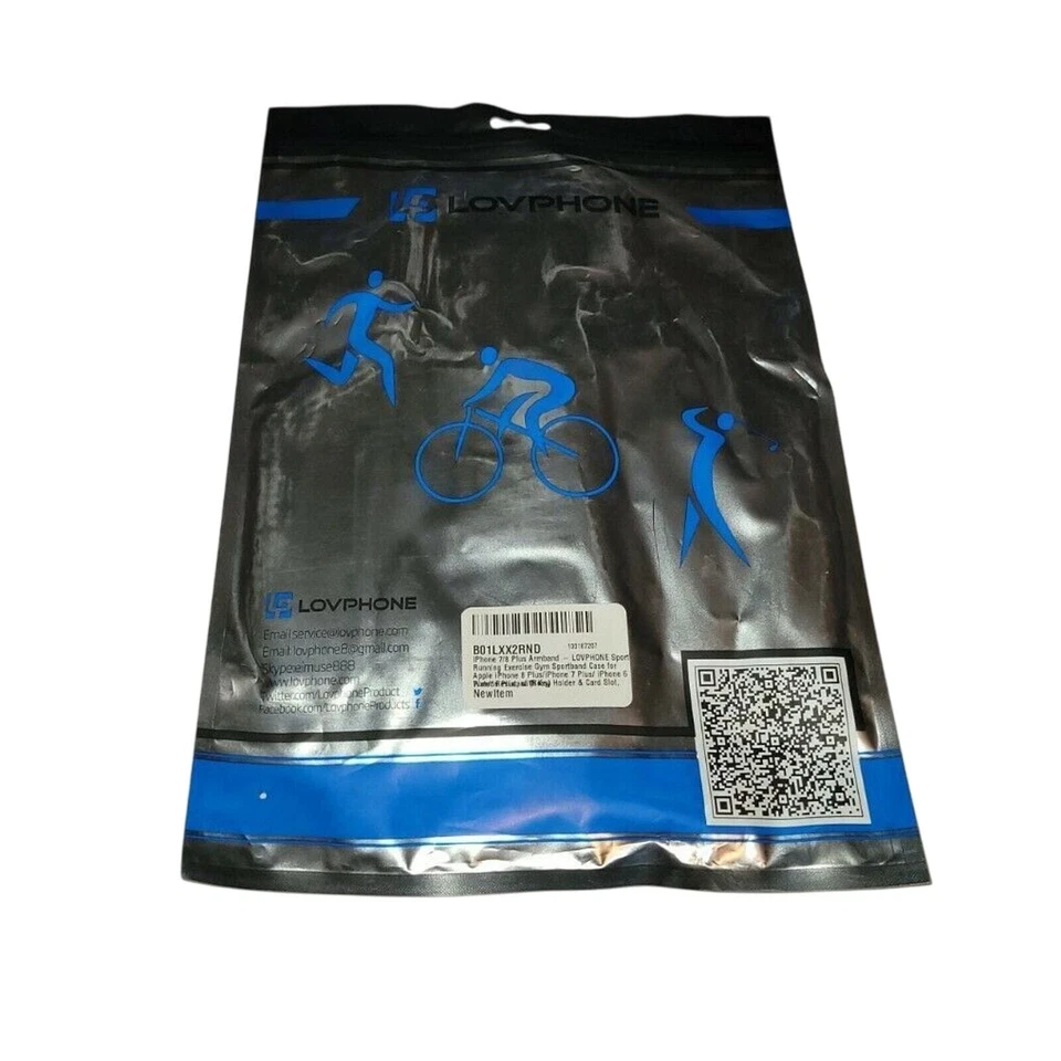 Lovphone iPhone 7/8 Plus Armband Sport Running Exercise Gym Sportband 01-Rosy - Image 3 of 3