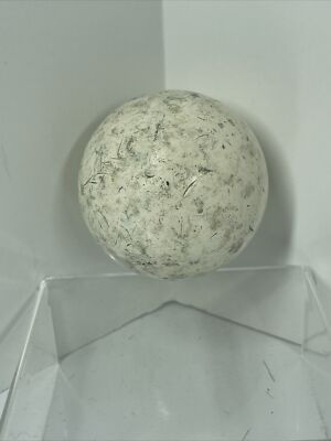 Antique Cue Ball Off White Speckled Vintage Billiards Decor Man Cave