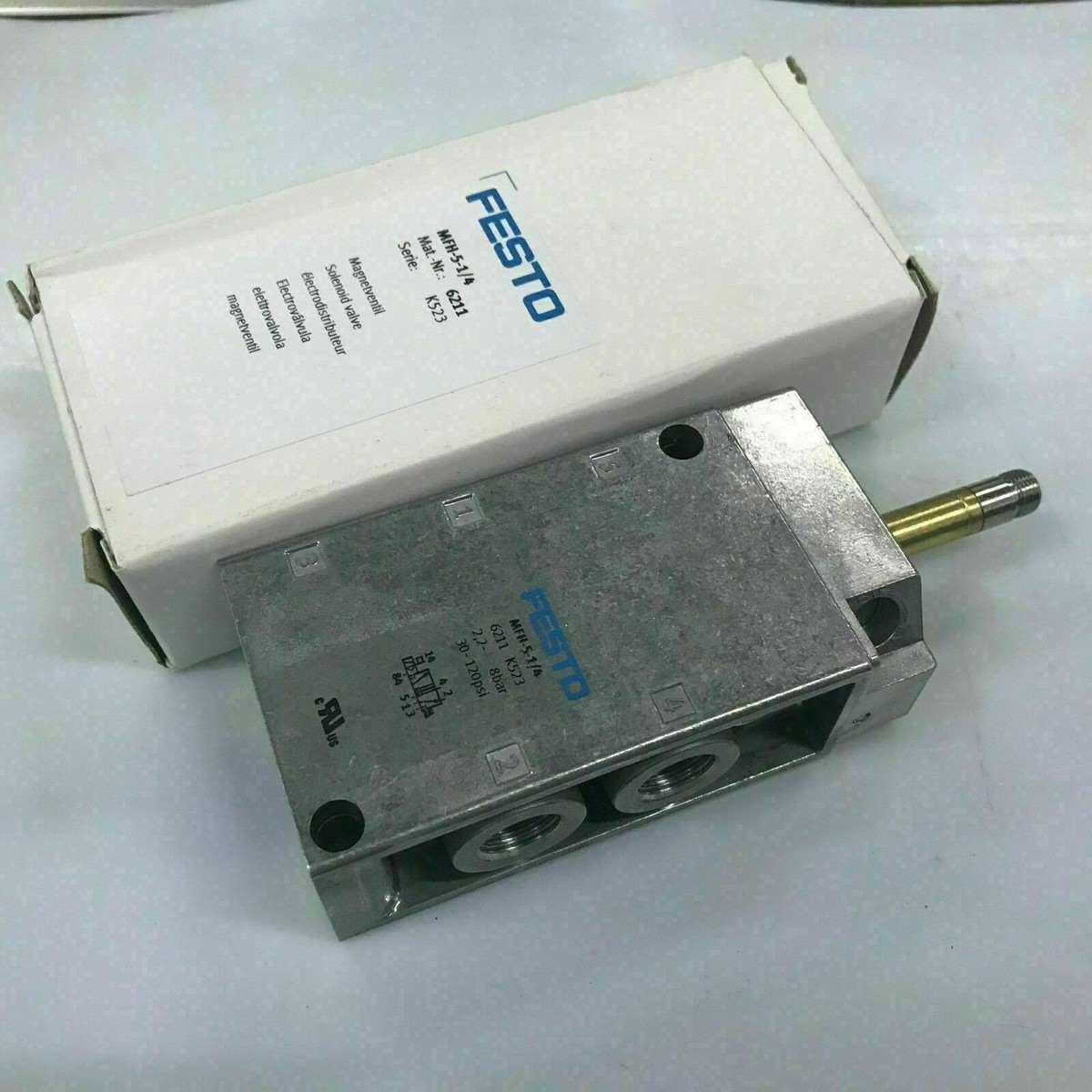 VALVOLA MAGNETICA FESTO 6211 MFH-5-1/4 G 1/4 Larghezza 7Mm 1Pz - Foto 8