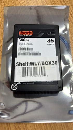 02350LHE HUAWEI DIAMOND3+ SSD 600GB / SAS 12G / 2.5" SFF / FOR OCEANSTOR STORAGE