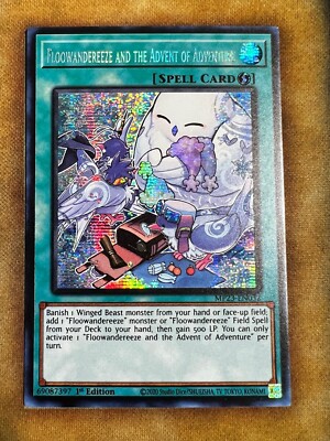 Yugioh Floowandereeze and the Advent of Adventure MP23-EN032 Secret Rare 1st NM
