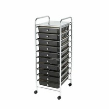 Image of LIGHT WEIGHT COMPACT 4 /5 /6 DRAWER MOBILE STORAGE TROLLEY ON CASTOR WHEELS