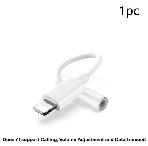 3PCS🔥 Headphone Adapter Jack 8Pin to 3.5mm Aux Cord Dongle Converter For iPhone - Picture 14 of 16