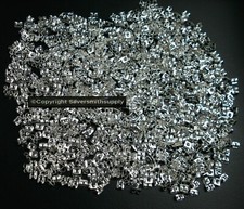 1000 5X3MM Butterfly earring backs silver plt post clutches ear nuts FPE002D