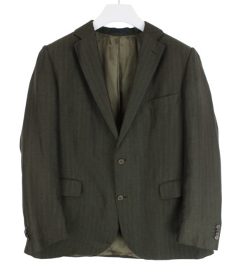 Eduard Dressler Edson-S Blazer Herren (Eu) 56 Wolle & Leinen Kerbe Revers Muster