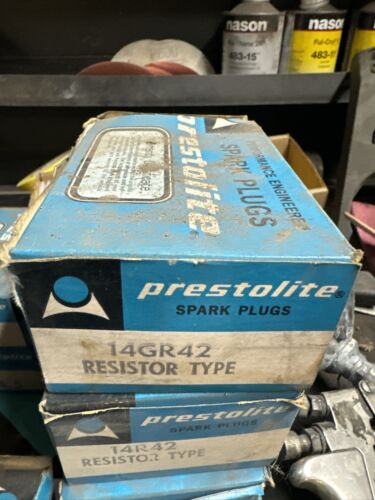 Prestolite Spark Plugs 14GR42 Resistor Type Box Of 8 - Picture 1 of 2
