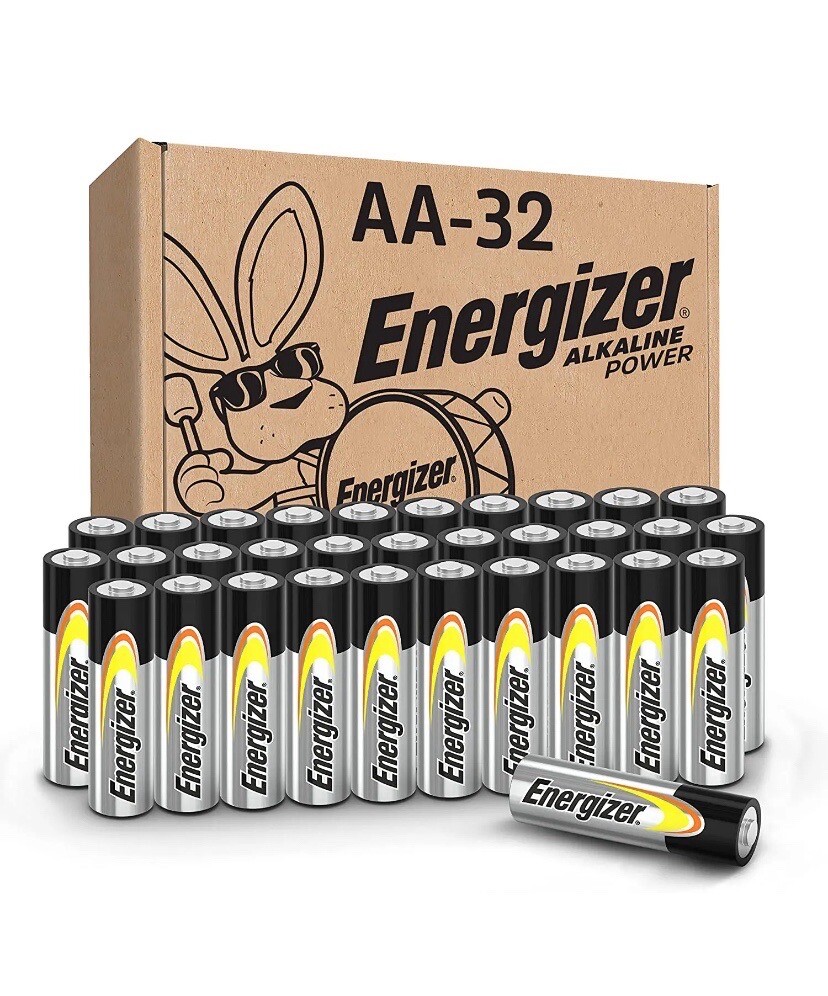 Energizer AA Batteries, Alkaline Power Double a Battery Alkaline, 32 Count-image