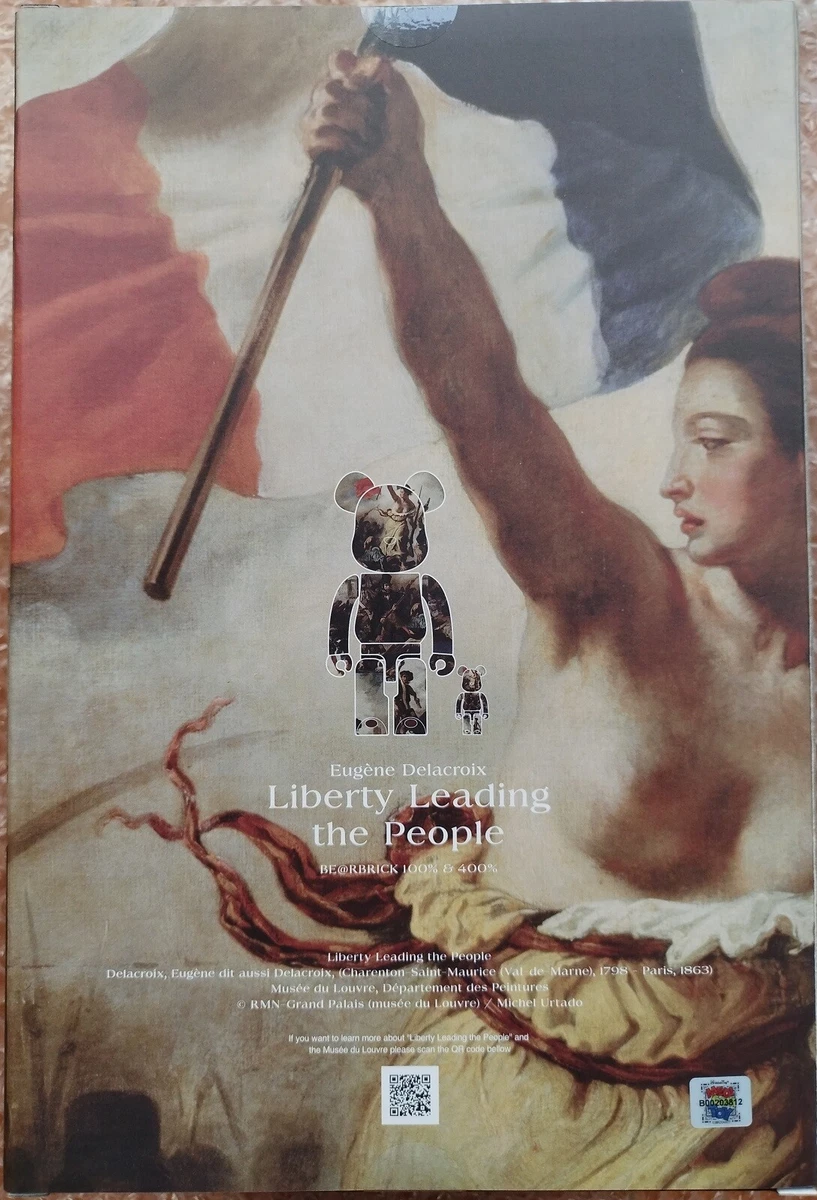 BE@RBRICK MEDICOM TOY Eugene Delacroix Liberty Leading the People