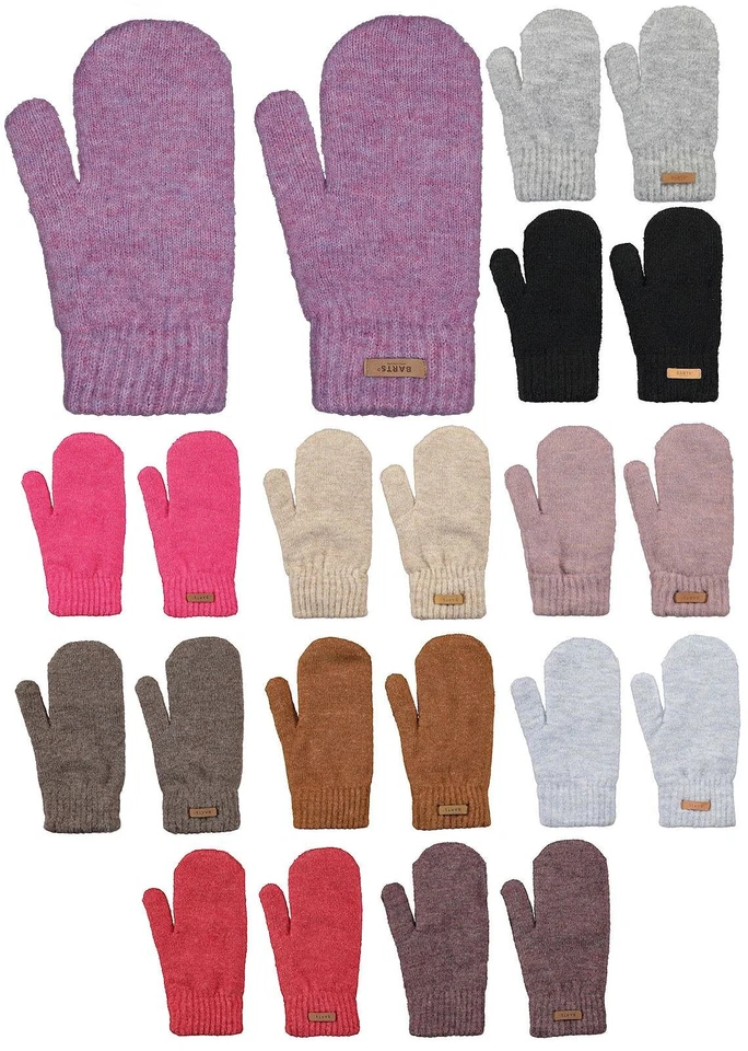 Barts Beanie Damen Handschuhe Fäustlinge Winter Strickhandschuhe Witzia
