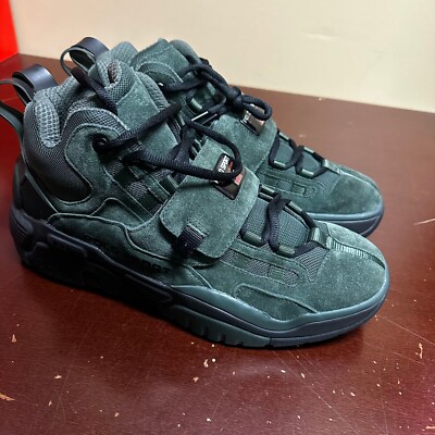 Polo Ralph Lauren Mens Green PS100-SK-HTL Leather High Top