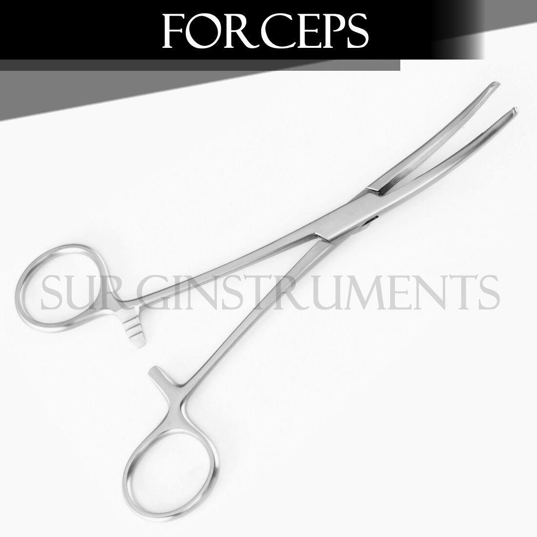 Pinces Chirurgicales Rochester-Carmalt Courbées 8" - Pour Vétérinaire, Laboratoire, Serrage Puissant !