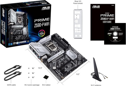 ASUS Z590-P Prime WiFi Intel 11th10th Gen 2 PCIe 40 - Zdjęcie 8 z 8