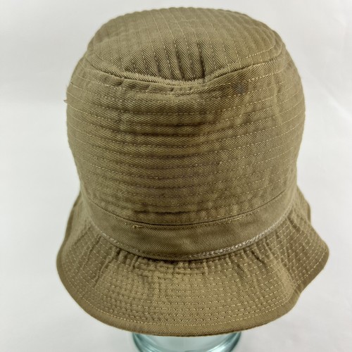 De Colección LL Frijoles Campamento de Pesca Senderismo Cubo Sombrero Bronceado Escritura Etiqueta 7 1/4"" Hecho en la Unión de EE. UU. - Imagen 5 de 10