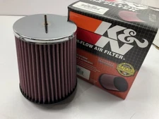 K&N RC-5053 Custom Cold Air Intake High Flow Air Filter 100mm Inlet, 151mm Tall