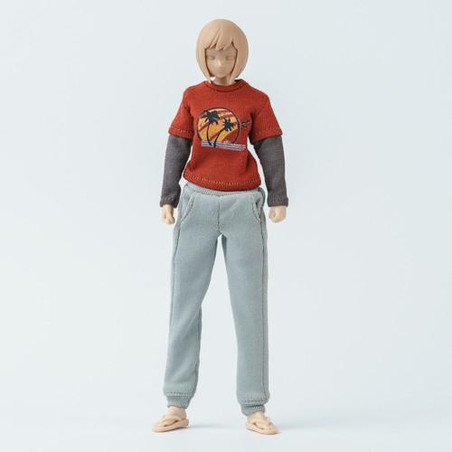 1/12 Ellie Red T-Shirt Female Clothes Model For 6" PH Action Figure Body Toy - Picture 7 of 7