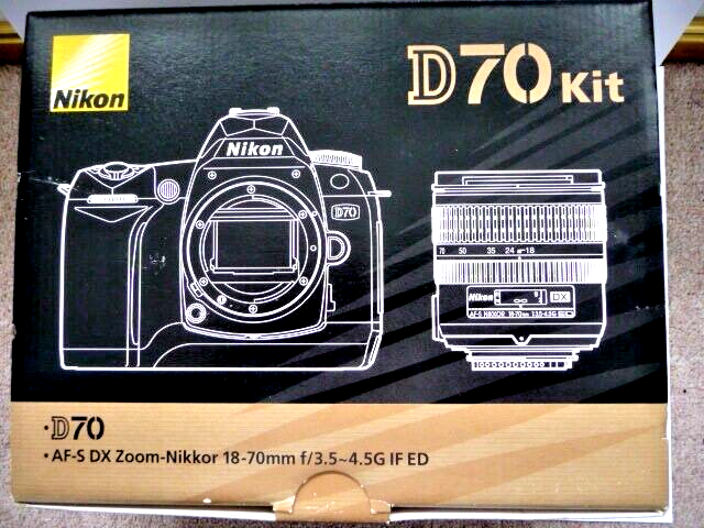 Nikon D70 kit c/w AF-S DX Zoom Nikkor 18-70mm lens | eBay