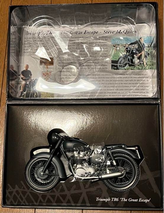 Minichamps 1/12 Triumph Tr6 1955 Great Escape Mcqueen | eBay Minichamps 1/12 Triumph Tr6 1955 Great Escape Mcqueen | eBay