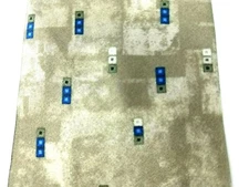 Alexander Julian Necktie Tie Men Multicolor Geometric 100% Silk  EUC