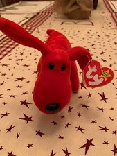 1996 Rover The Dog TY Beanie Baby Retired First Generation P.V.C Plush Toy #4101