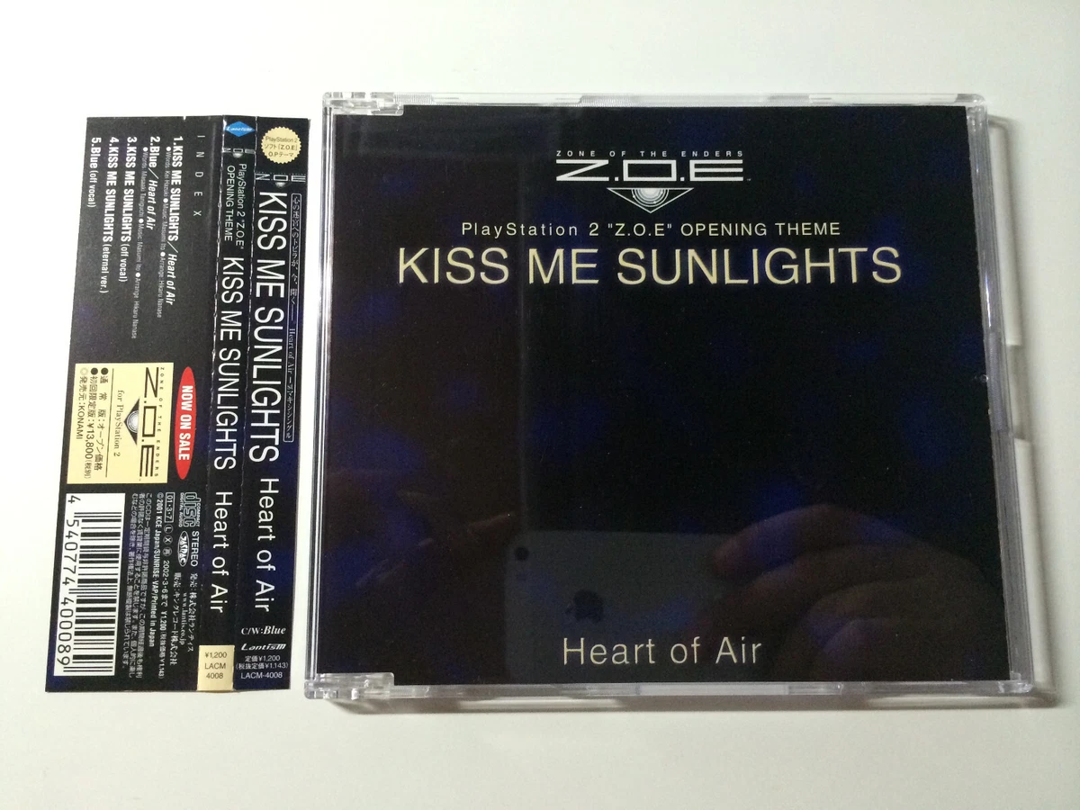 Zone Of The Enders Z.O.E Theme - KISS ME SUNLIGHTS - Heart of Air - Japan CD