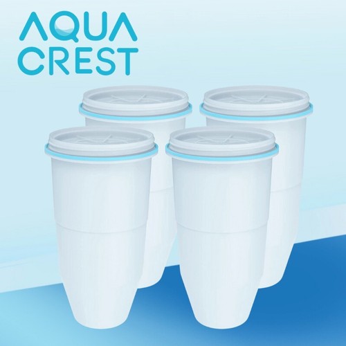 Pack De 5 Filtres à Eau AQUA CREST - Compatibles Pichet ZeroWater® - Filtration Multi-étages - Pour Eau Du Robinet