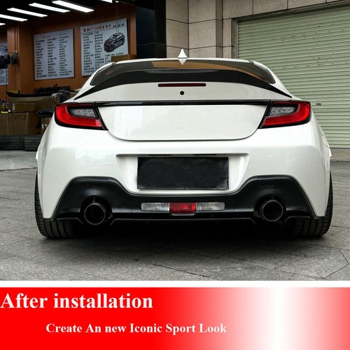 REAL CARBON Rear Bumper Diffuser Lip Spoile For Toyota GR86 Subaru BRZ 2022-24 - Picture 3 of 12