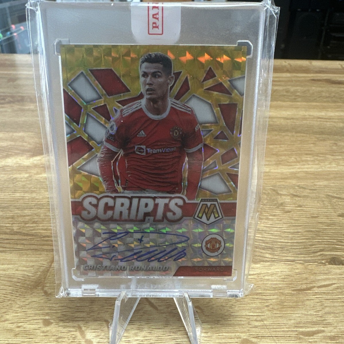 PANINI サッカーカード MOSAIC UEFA EURO PRIZM AARON RAMSEY WALES 02/10 #SM-AR 送料無料 中古 IT2 21-22 Panini Mosaic PL Manchester United Cristiano Ronaldo