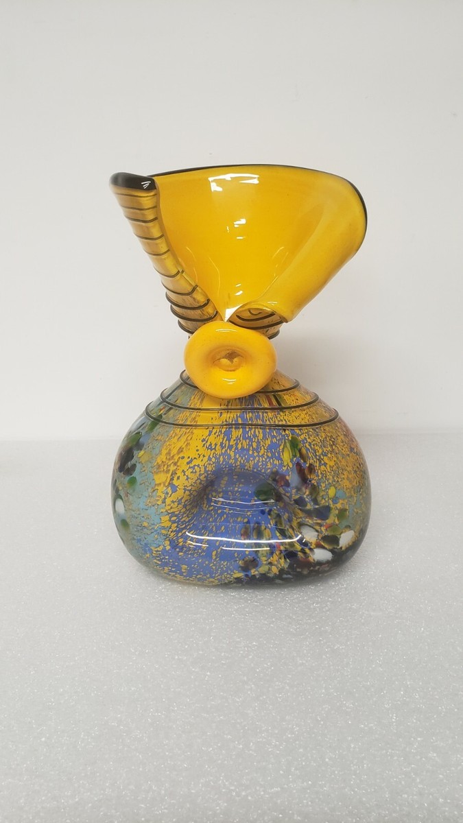 Ioan Nemtoi Studio Art Glass Modern Contemporary Candy Vase