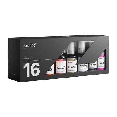 CarPro CubeBox ''16'' Einsteiger Set Aufbereitung Starter Kit Probeset 16×50ml