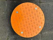 Carrello per Piante Rotondo Arancione Ral2000 200kg di Fiore Sottobicchieri Alu