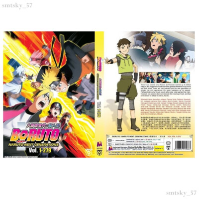 DVD Anime BORUTO: Naruto Next Generations TV Series (1-279 End) English*  All REG