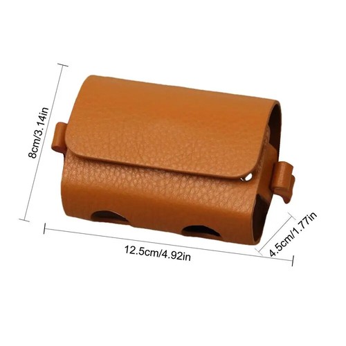 Golf Pouch Waist Bag Travel Case Leather Buckle Durable Wear-resistant for Gift - Picture 2 of 28