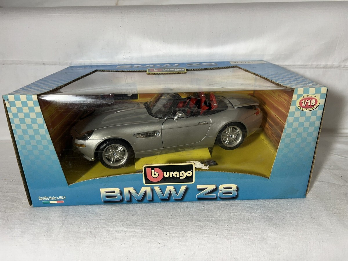 Burago 1/18 Scale Die Cast Model BMW Z8 - Silver Boxed | eBay UK