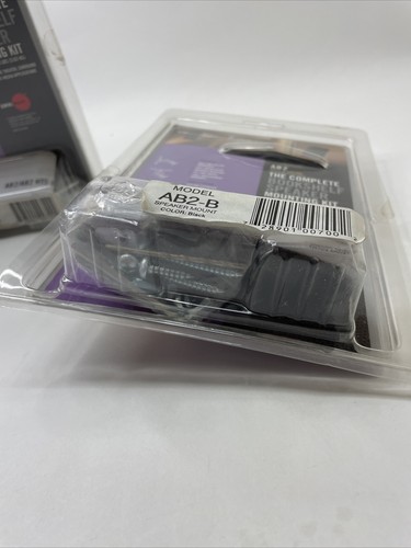 New OmniMount AB2 Audio Basics The Complete Bookshelf Speaker Mounting Kit Black - Picture 7 of 7