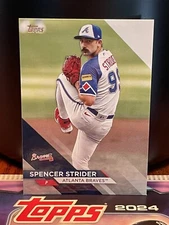 Spencer Strider Flagship Collection Topps 2024 Atlanta Braves No.82 Fresh Pull