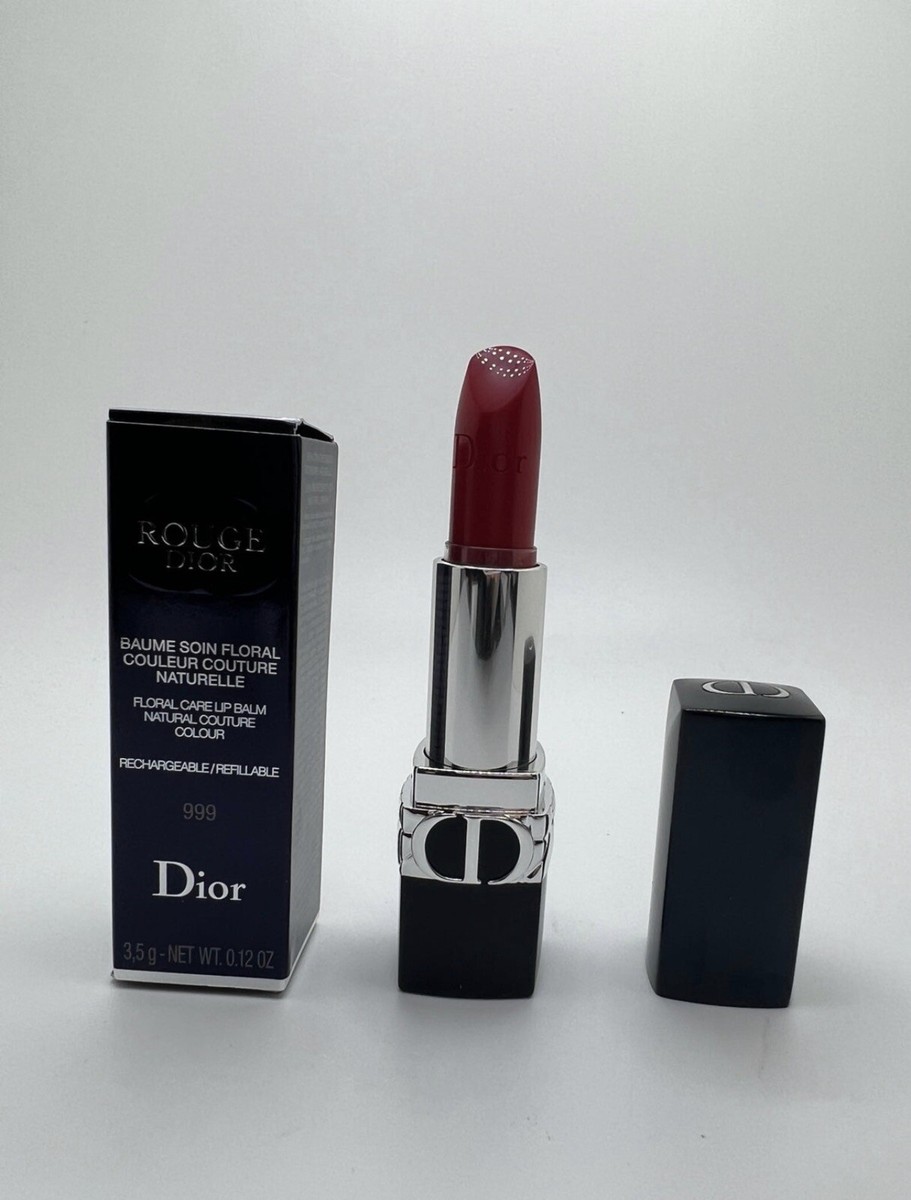 Christian Dior Rouge Dior Floral Care Satin Lip Balm - 999 Rouge